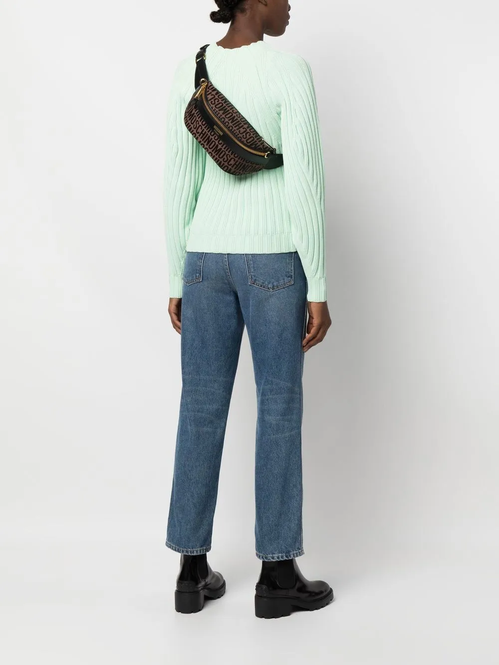 Donna Moschino Marsupio Con Logo Jacquard 4 Donna Moschino Marsupio Con Logo Jacquard - immagine 2