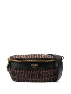 Donna Moschino Marsupio Con Logo Jacquard
