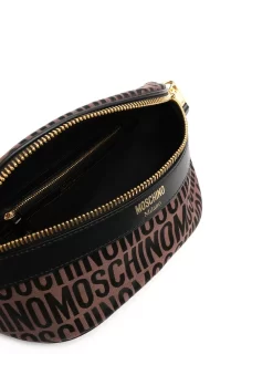 Donna Moschino Marsupio Con Logo Jacquard 11 Donna Moschino Marsupio Con Logo Jacquard -Femminile Moda Negozio 19279242 42288420 1000