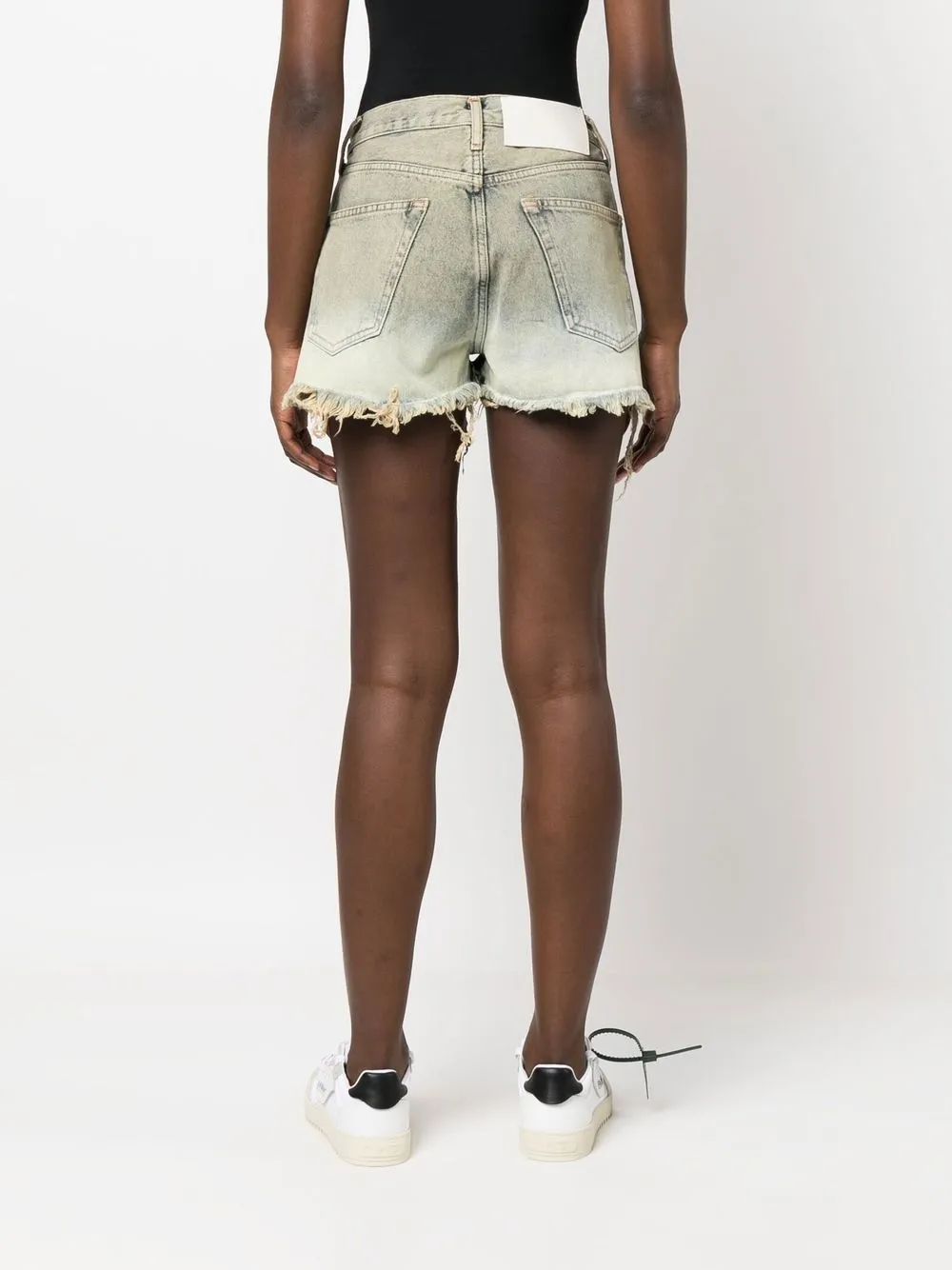Donna Off-White Shorts Laundry Con Taglio A Vivo 6 Donna Off-White Shorts Laundry Con Taglio A Vivo - immagine 4