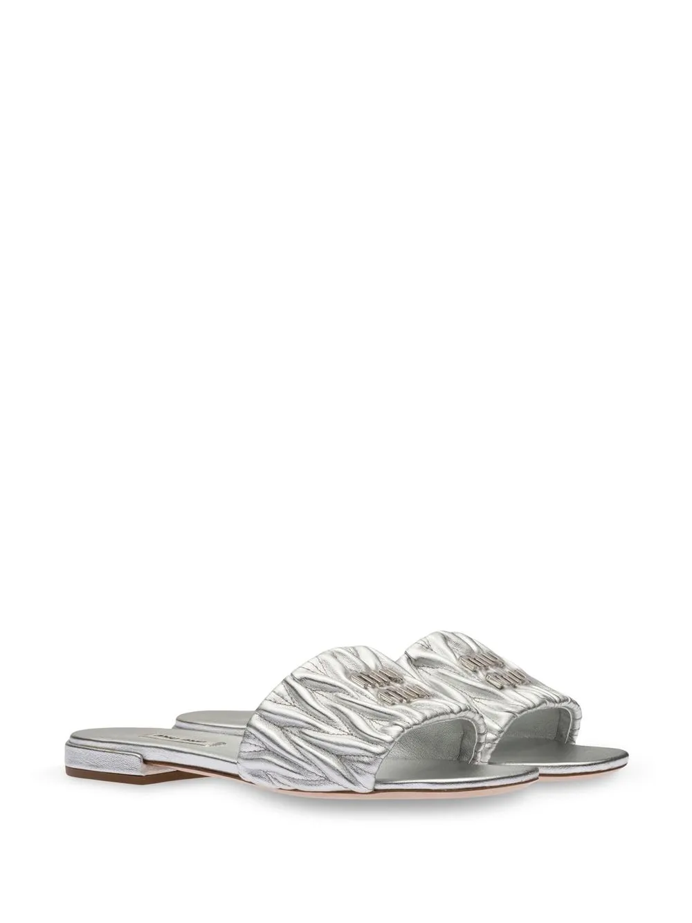 Donna Miu Miu Sandali Matelassé In Pelle 4 Donna Miu Miu Sandali Matelassé In Pelle - immagine 2