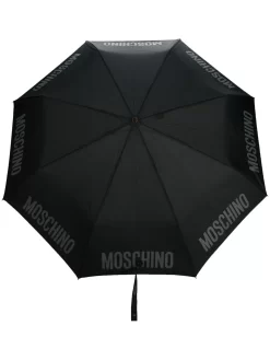 Donna Moschino Ombrello Compatto Con Stampa