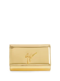 Donna Giuseppe Zanotti Clutch Metallizzata Cleopatra