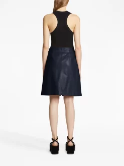 Donna Proenza Schouler Glossy-finish Leather Miniskirt -Femminile Moda Negozio 19396920 50655895 1000