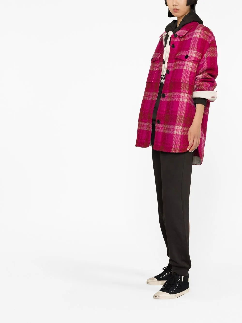 Donna MARANT ÉTOILE Giacca A Quadri 6 Donna MARANT ÉTOILE Giacca A Quadri - immagine 4