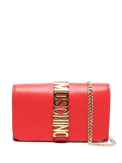 Donna Moschino Clutch Con Placca Logo