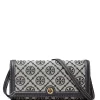 Donna Tory Burch Borsa Mini Con Effetto Monogramma Jacquard