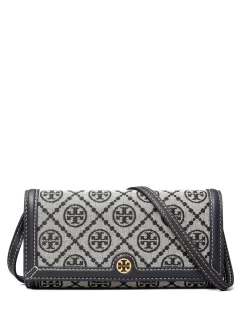 Donna Tory Burch Borsa Mini Con Effetto Monogramma Jacquard
