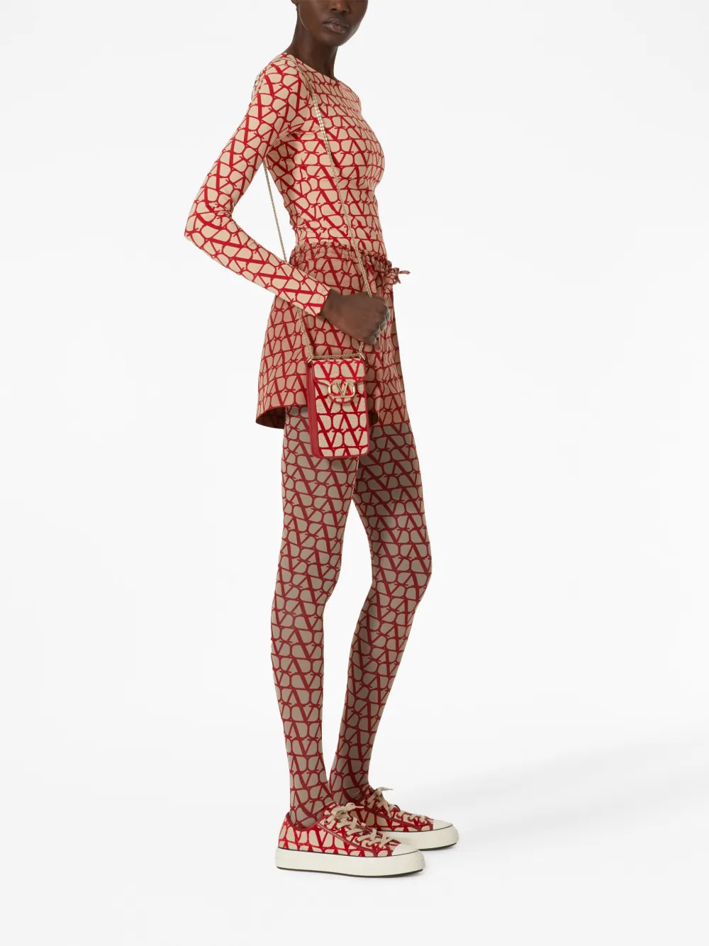 Donna Valentino Garavani Borsa A Tracolla Toile Iconographe 4 Donna Valentino Garavani Borsa A Tracolla Toile Iconographe - immagine 2