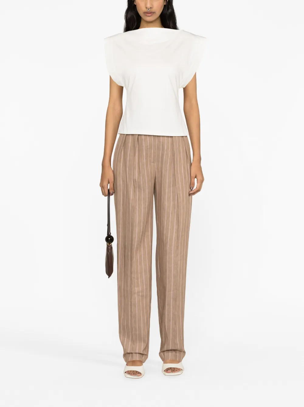 Donna Matteau T-shirt Con Scollo A Barca 4 Donna Matteau T-shirt Con Scollo A Barca - immagine 2