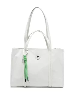 Donna Bimba Y Lola Borsa Tote Con Placca Logo