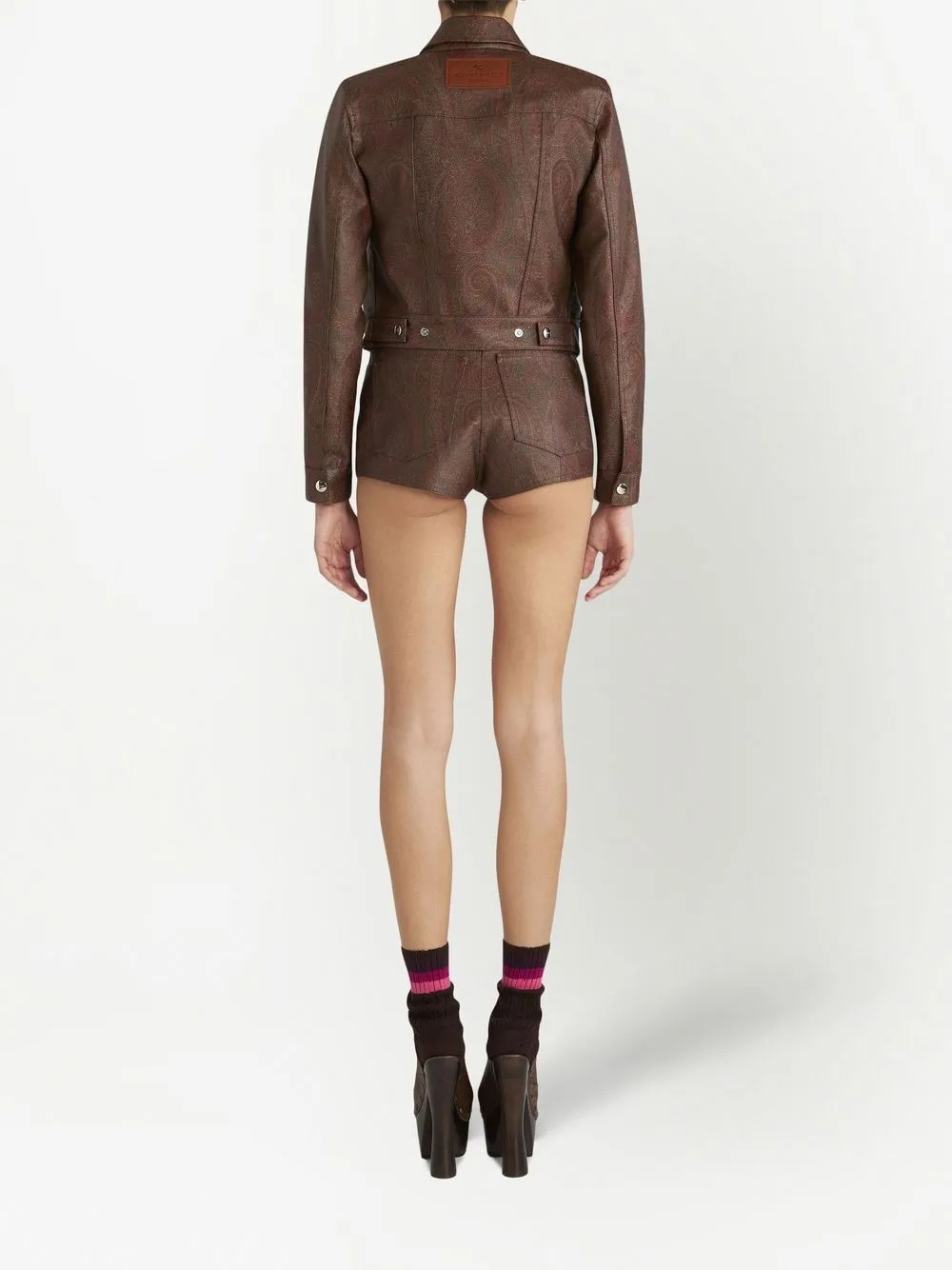 Donna ETRO Giacca Crop Con Stampa Paisley 6 Donna ETRO Giacca Crop Con Stampa Paisley - immagine 4