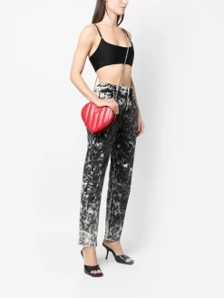 Donna Dsquared2 Borsa A Tracolla A Forma Di Cuore -Femminile Moda Negozio 19601836 43852885 1000