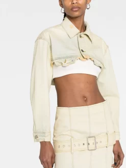 Donna We11done Giacca Denim Crop 12 Donna We11done Giacca Denim Crop -Femminile Moda Negozio 19604439 50027000 1000