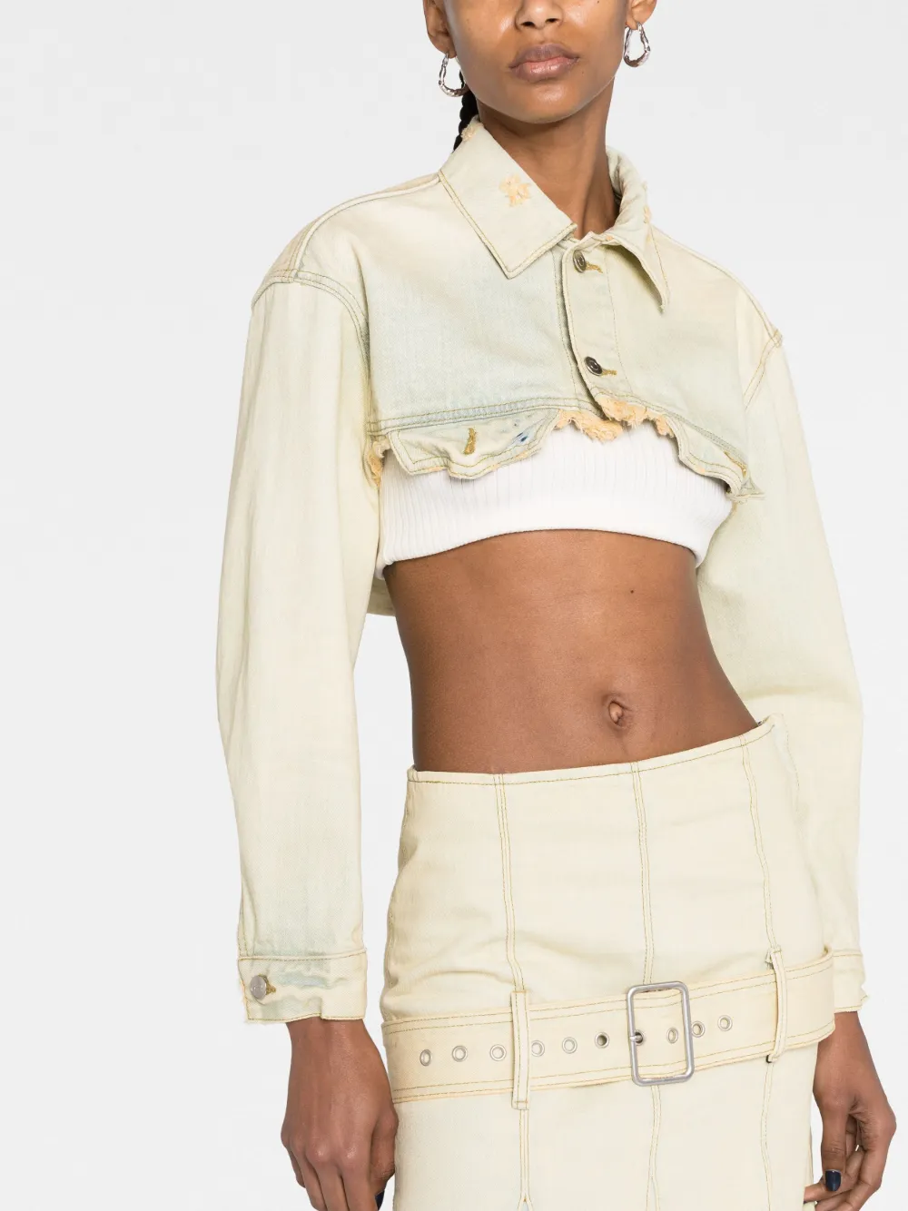 Donna We11done Giacca Denim Crop 7 Donna We11done Giacca Denim Crop - immagine 5