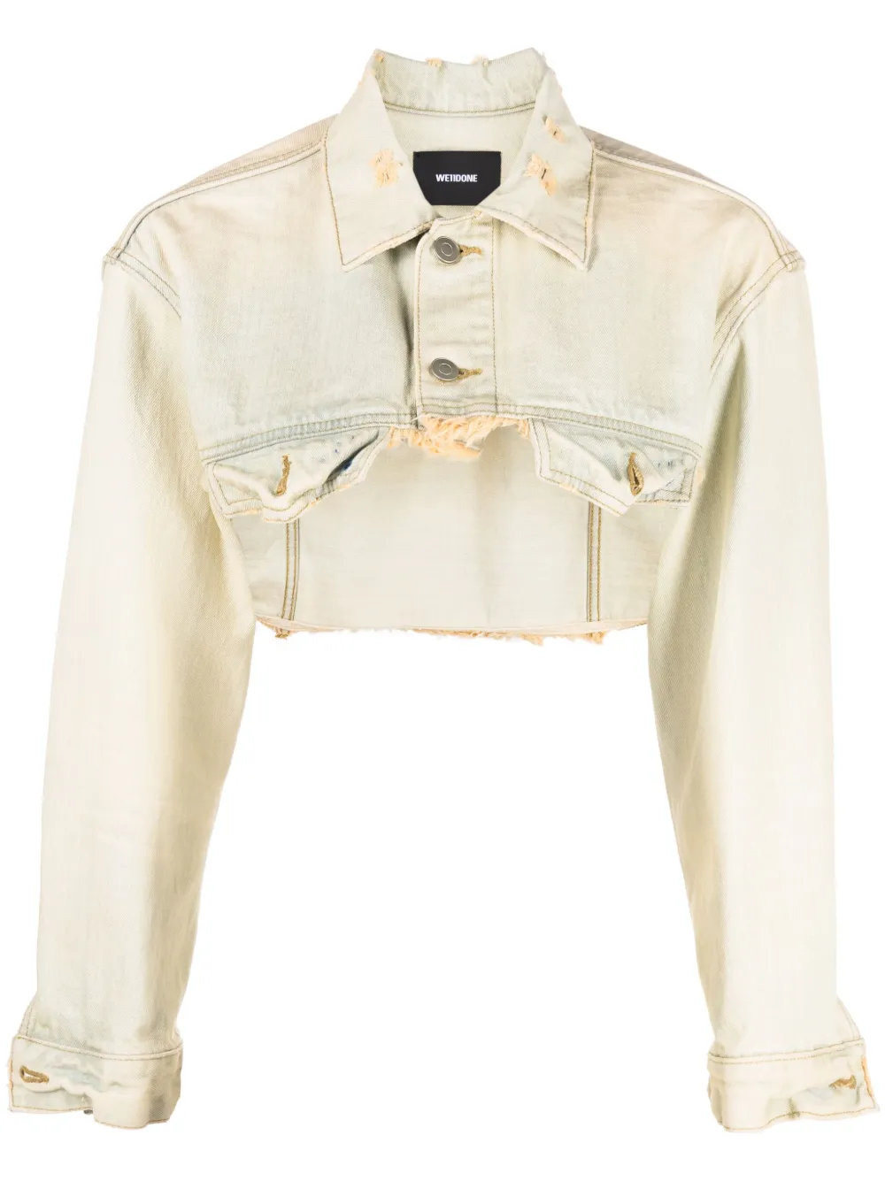 Donna We11done Giacca Denim Crop 3 Donna We11done Giacca Denim Crop