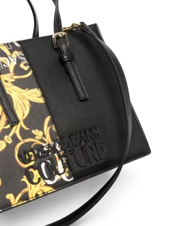 Donna Versace Jeans Couture Borsa Tote Barocco Con Stampa -Femminile Moda Negozio 19611892 43961309 1000