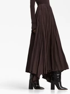 Donna Lanvin Gonna Lunga Asimmetrica Con Arricciatura -Femminile Moda Negozio 19616092 50710771 1000