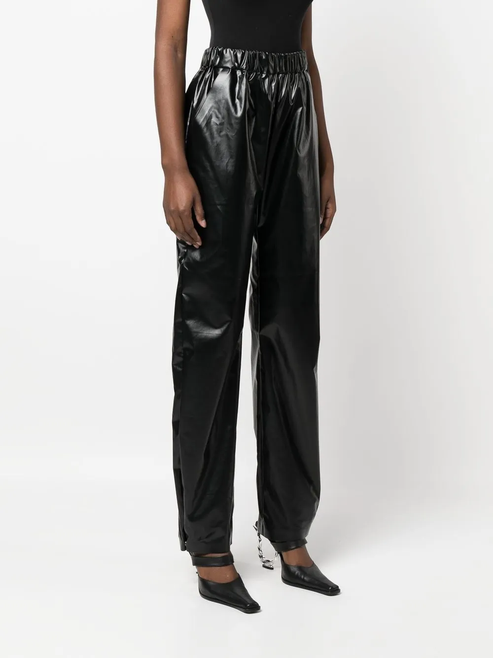 Donna KASSL Editions Pantaloni Con Effetto Lucido RTW 5 Donna KASSL Editions Pantaloni Con Effetto Lucido RTW - immagine 3