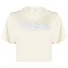 Donna Off-White T-shirt Crop Con Stampa 1 Donna Off-White T-shirt Crop Con Stampa -Femminile Moda Negozio 19634496 43973000 1000
