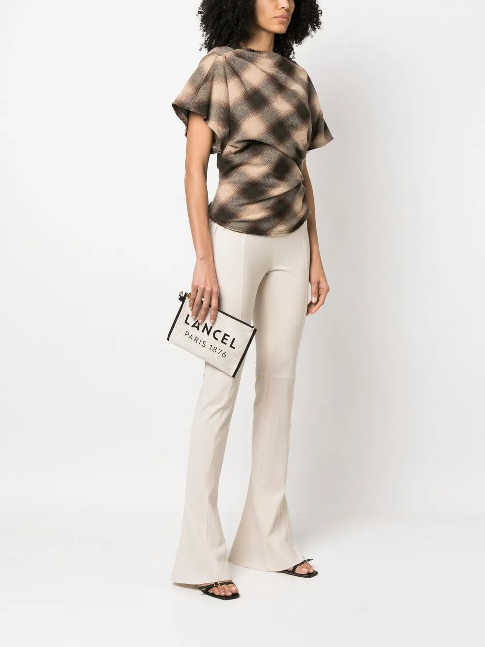 Donna Lancel Clutch Con Stampa 4 Donna Lancel Clutch Con Stampa - immagine 2