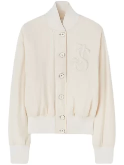 Donna Jil Sander Bomber Con Applicazione