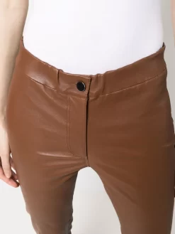 Donna Arma Pantaloni Svasati In Pelle -Femminile Moda Negozio 19671732 44139974 1000