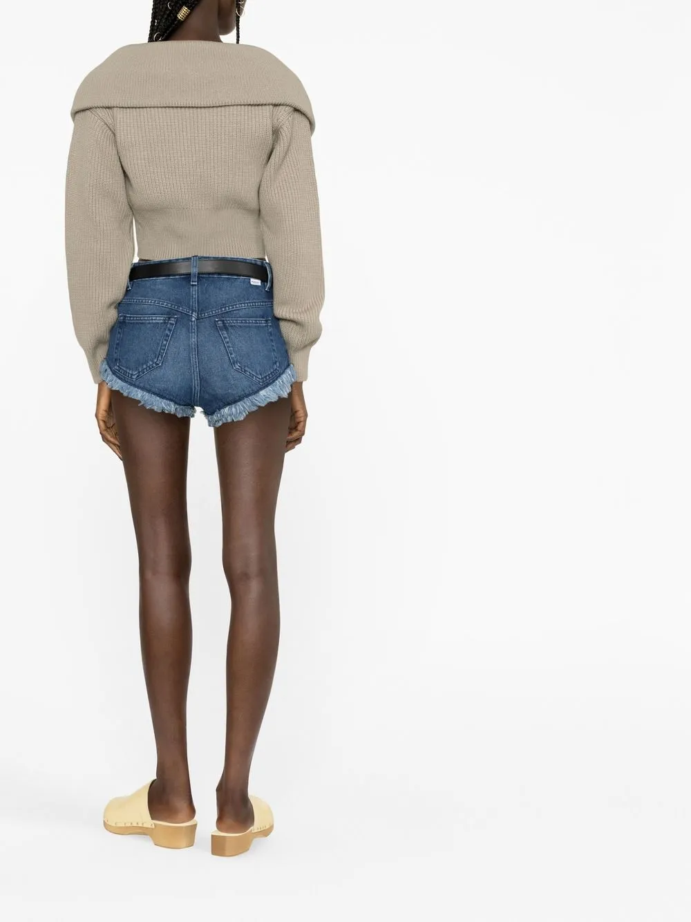 Donna MARANT ÉTOILE Shorts Denim Con Orlo Sfrangiato 6 Donna MARANT ÉTOILE Shorts Denim Con Orlo Sfrangiato - immagine 4