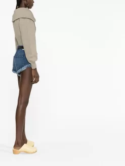 Donna MARANT ÉTOILE Shorts Denim Con Orlo Sfrangiato 8 Donna MARANT ÉTOILE Shorts Denim Con Orlo Sfrangiato -Femminile Moda Negozio 19707993 44211158 1000