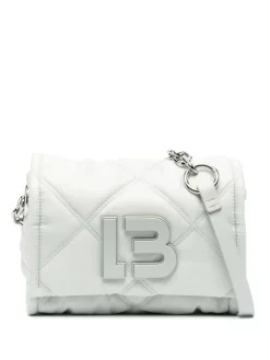 Donna Bimba Y Lola Borsa A Tracolla Trapuntata Con Placca Logo