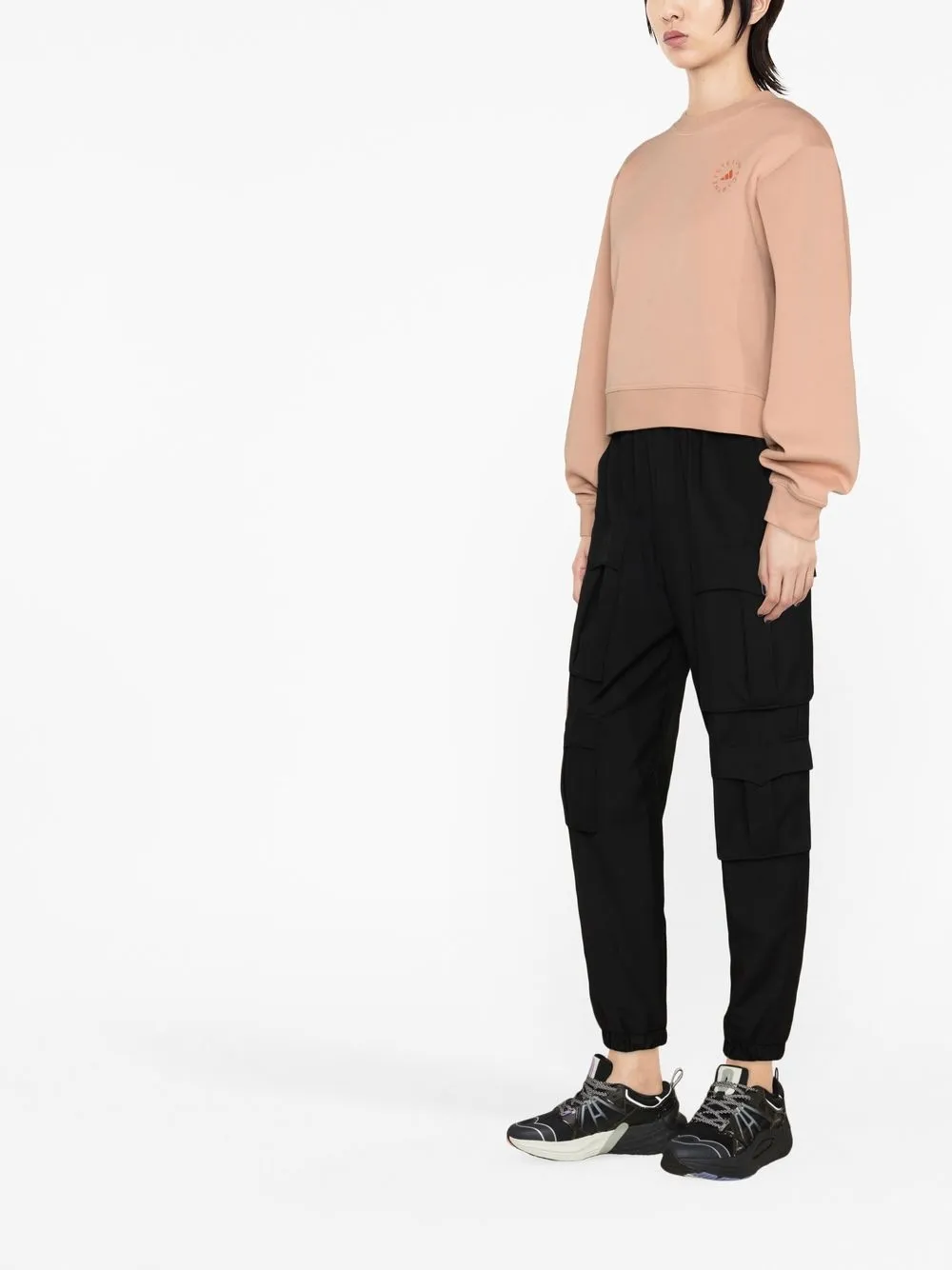 Donna Adidas By Stella McCartney Felpa Con Stampa 5 Donna Adidas By Stella McCartney Felpa Con Stampa - immagine 3