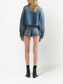 Donna Prada Shorts Denim A Vita Alta 9 Donna Prada Shorts Denim A Vita Alta -Femminile Moda Negozio 19767680 44254353 1000