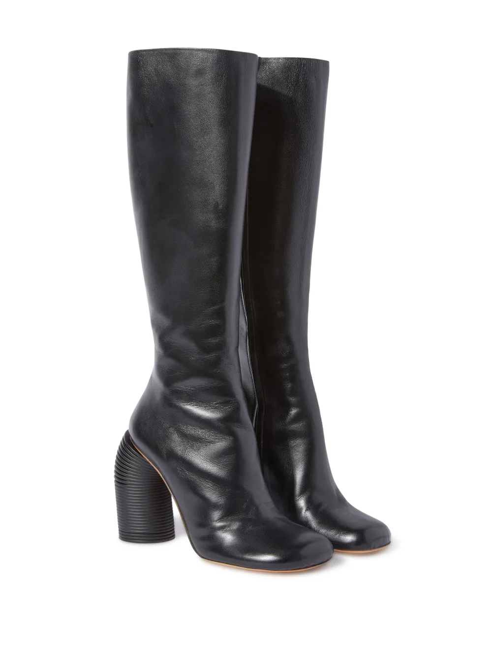 Donna Off-White Stivali Con Punta Quadrata In Pelle 4 Donna Off-White Stivali Con Punta Quadrata In Pelle - immagine 2