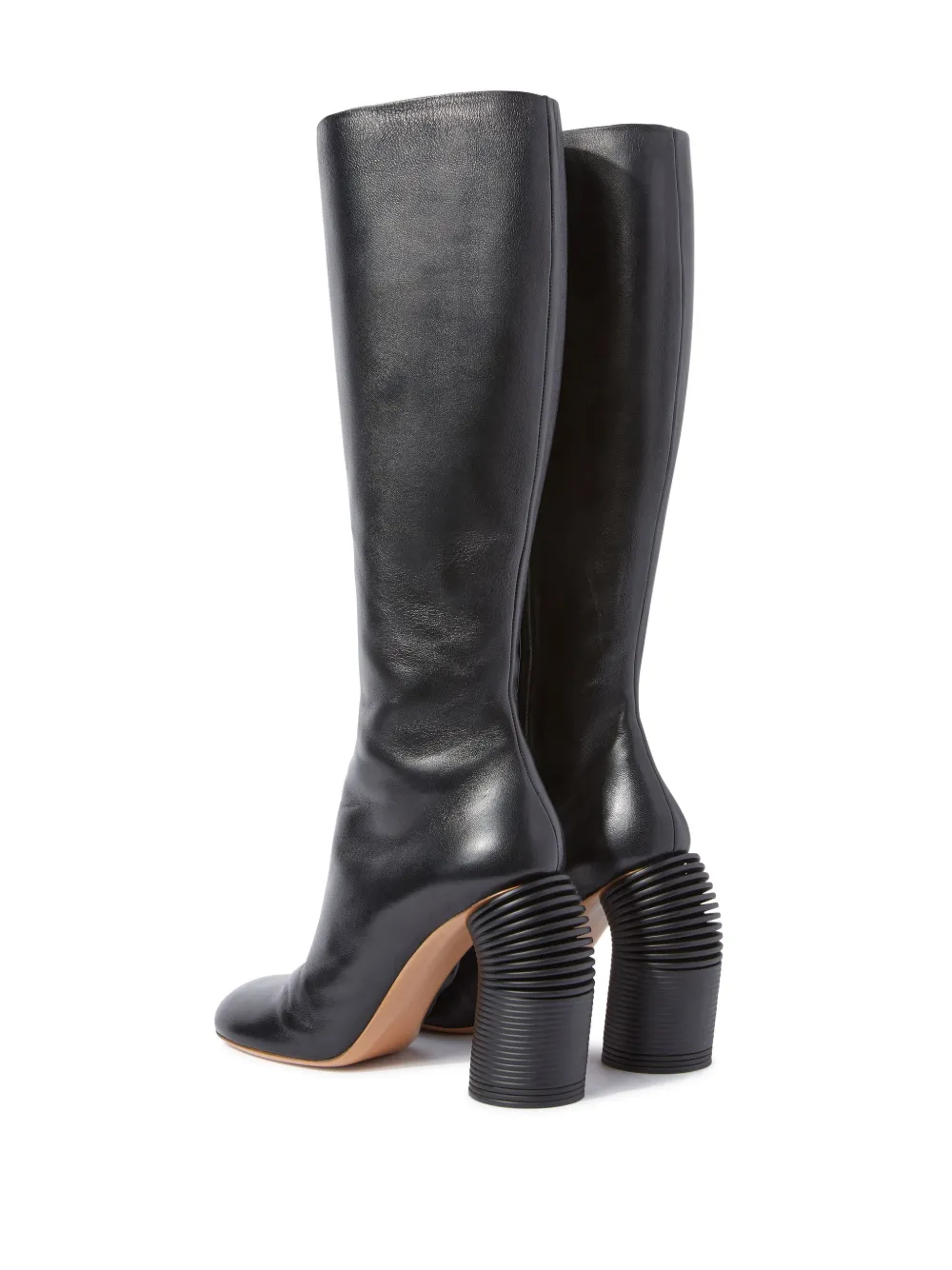 Donna Off-White Stivali Con Punta Quadrata In Pelle 5 Donna Off-White Stivali Con Punta Quadrata In Pelle - immagine 3