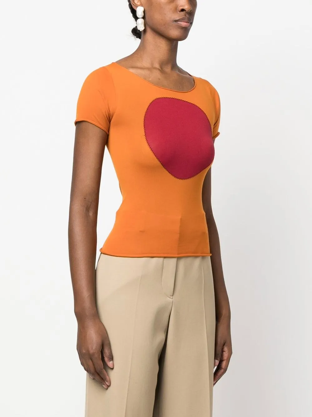 Donna Marni T-shirt Semi Trasparente Slim 5 Donna Marni T-shirt Semi Trasparente Slim - immagine 3