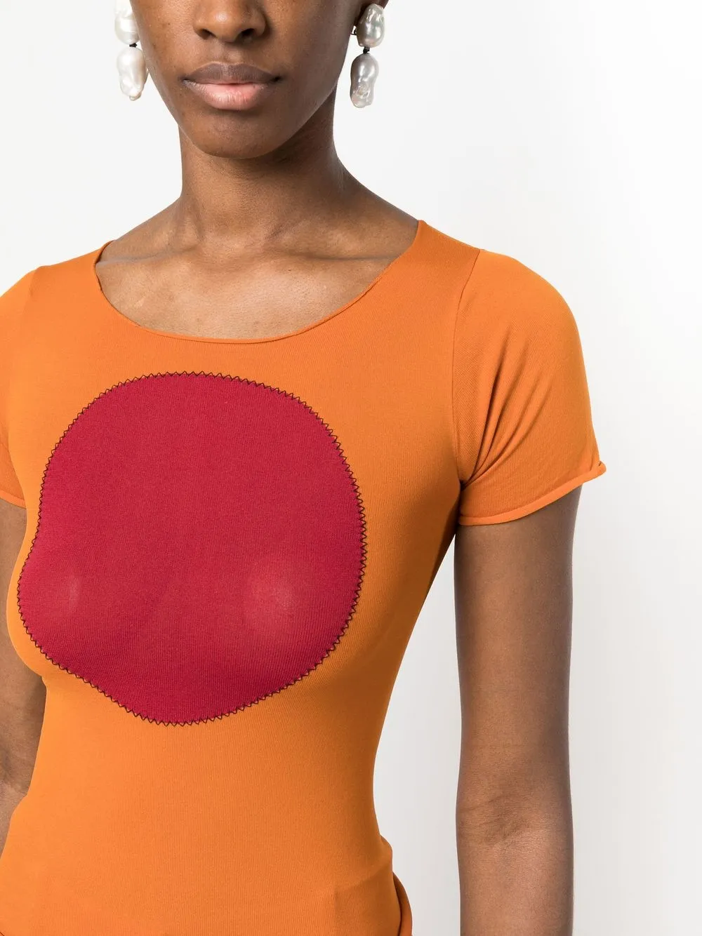 Donna Marni T-shirt Semi Trasparente Slim 7 Donna Marni T-shirt Semi Trasparente Slim - immagine 5