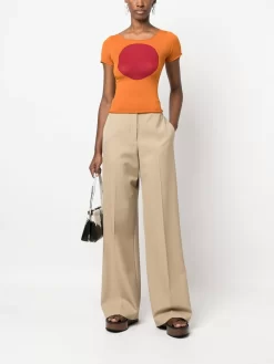 Donna Marni T-shirt Semi Trasparente Slim 8 Donna Marni T-shirt Semi Trasparente Slim -Femminile Moda Negozio 19786523 44404205 1000