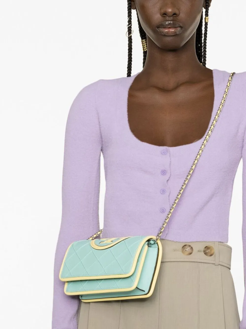 Donna Tory Burch Borsa A Tracolla Trapuntata 5 Donna Tory Burch Borsa A Tracolla Trapuntata - immagine 3