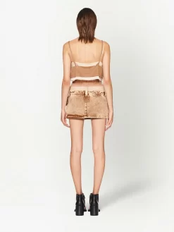 Donna Miu Miu Minigonna Con Applicazione -Femminile Moda Negozio 19788434 44255690 1000