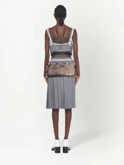 Donna Miu Miu Minigonna Con Applicazione -Femminile Moda Negozio 19789468 44259355 1000