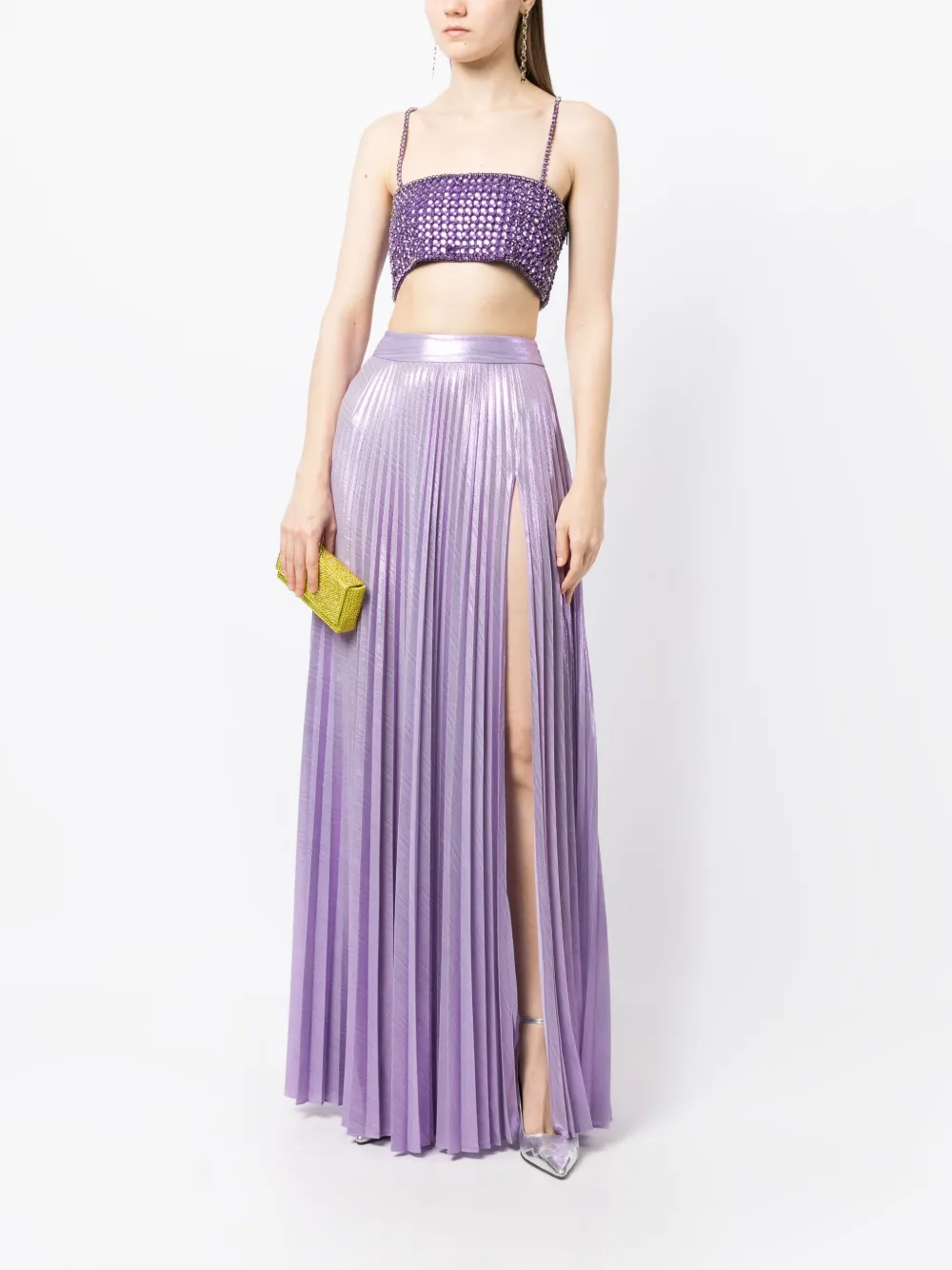 Donna Retrofete Gonna Lunga Cressida Plissettata 4 Donna Retrofete Gonna Lunga Cressida Plissettata - immagine 2