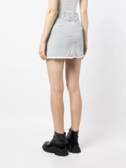 Donna Musium Div. Gonna Denim Con Frange -Femminile Moda Negozio 19803595 44438000 1000