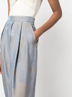 Donna Giorgio Armani Pantaloni A Palazzo Con Stampa Patchwork 11 Donna Giorgio Armani Pantaloni A Palazzo Con Stampa Patchwork -Femminile Moda Negozio 19804268 44538253 1000