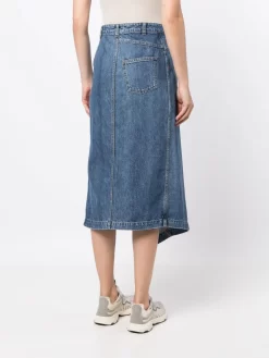 Donna Goen.J Gonna Denim Asimmetrica -Femminile Moda Negozio 19821111 45006427 1000