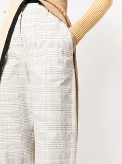 Donna Alysi Pantaloni Crop A Quadri -Femminile Moda Negozio 19840493 44849733 1000