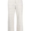 Donna Alysi Pantaloni Crop A Quadri
