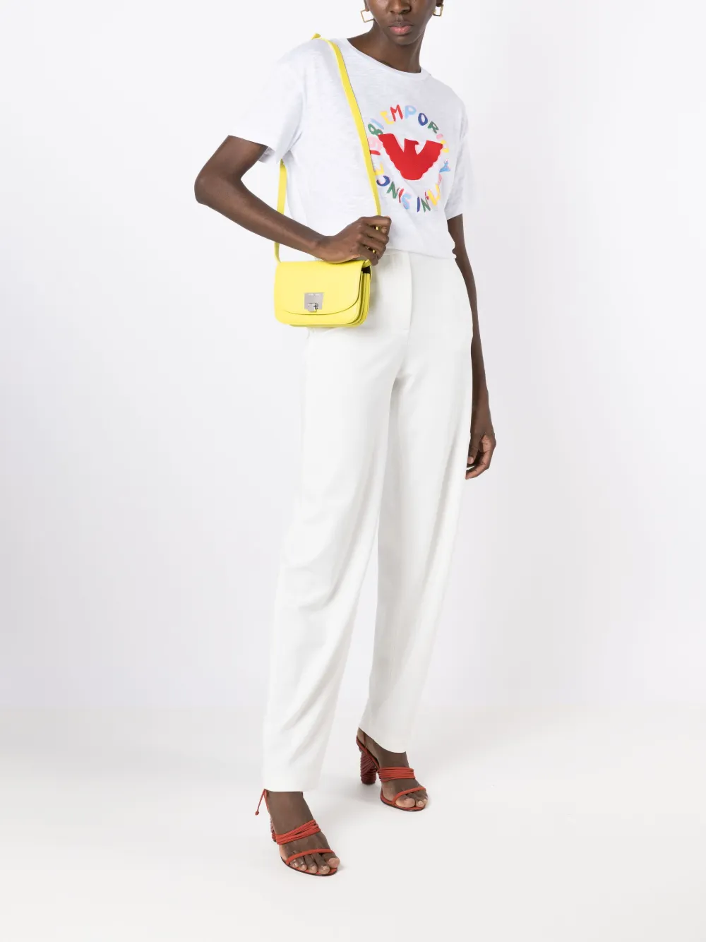 Donna Emporio Armani Borsa Mini Con Placca Logo 4 Donna Emporio Armani Borsa Mini Con Placca Logo - immagine 2