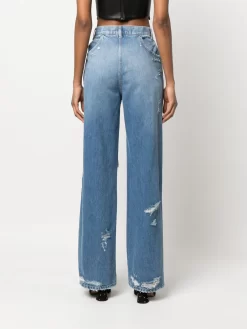 Donna Dolce & Gabbana Jeans Dritti Con Effetto Vissuto -Femminile Moda Negozio 19862472 44579950 1000