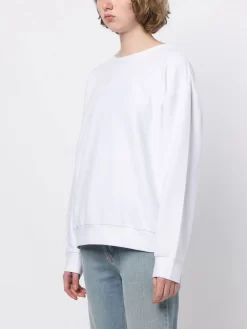 Donna Emporio Armani Felpa Con Ricamo -Femminile Moda Negozio 19882415 44766629 1000