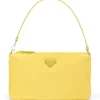 Donna Prada Borsa A Spalla Con Placca Logo -Femminile Moda Negozio 19889189 44604142 1000